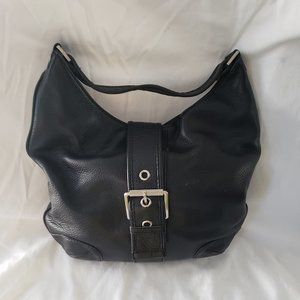 Michael Kors Black Leather Hobo